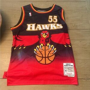 Dikembe Mutombo Hardwood Classics Retro Hawks Jersey